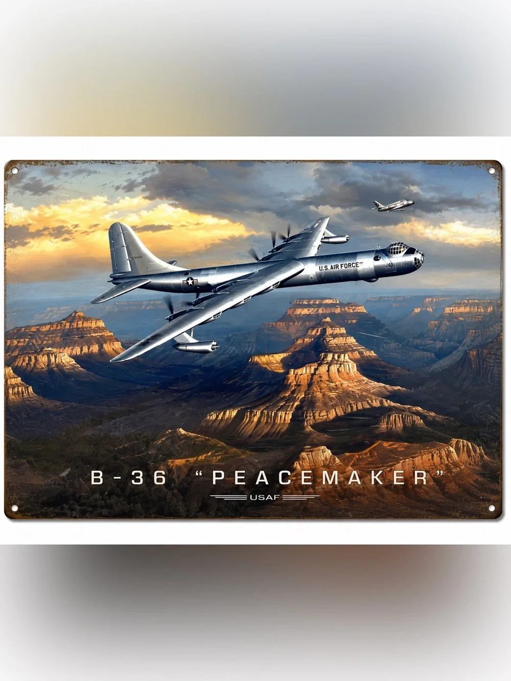 NEW Heavy Duty Steel B-36 Peacemaker Metal Sign